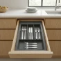 Cubertero Organizador QUALITA Serie QMT-400N Gris Antracita 490 x 350 x 55 mm