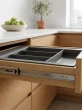 Cubertero Organizador QUALITA Serie QMT-400N Gris Antracita 490 x 350 x 55 mm