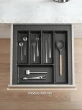 Cubertero Organizador QUALITA Serie QMT-500N Gris Antracita 490 x 450 x 55 mm