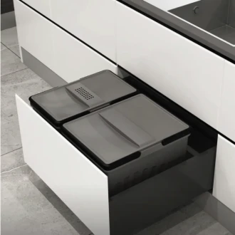 Basurera Para Cocina QUALITA QEFB600-270H De 540 x 490 x 270 mm