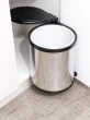 Basurera Para Cocina QUALITA 14 Litros En Acero Inoxidable QSB-14 De 350 x 290 mm
