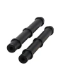 Soporte Para Botellas QUALITA En Aluminio Negro Qmaneg-052 De 180 x 16 mm.